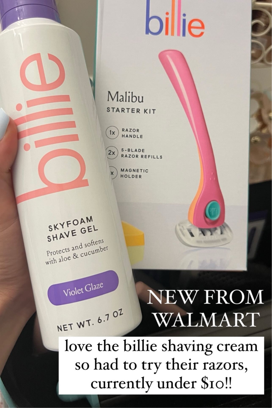 Billie shaving on sale now at Walmart, everything under $10!! Xoxo, Lauren

Shaving cream, razor, billie razor, vacation essentials, summer essentials, skincare, body care,  bathroom, shower, shaving foam, billie skyfoam, shaving razor, under $10 beauty

#LTKbeauty #LTKfindsunder100 #LTKfindsunder50