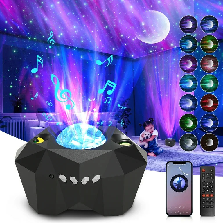 Galaxy Projector, Star Moon Projector w/ Remote Control, 55 Lighting Effects Night Light Projecto... | Walmart (US)