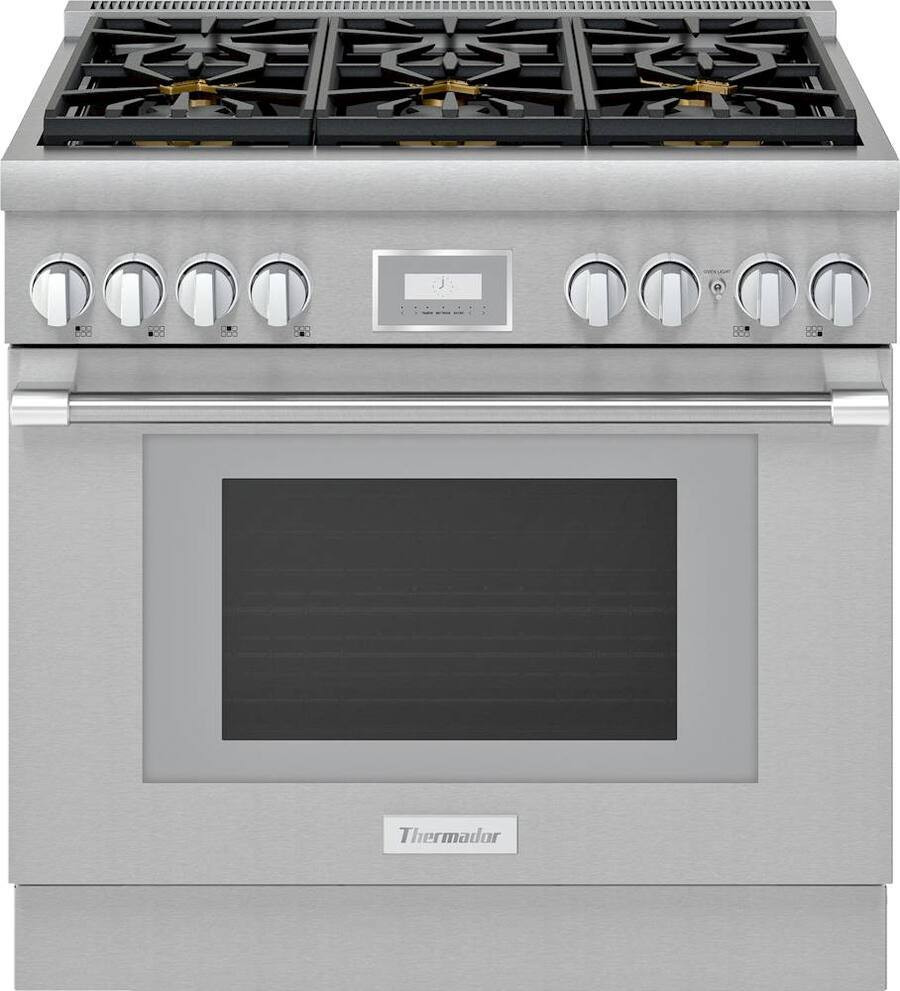 Thermador - ProHarmony 5.0 Cu. Ft. Freestanding Gas Convection Range with ExtraLow Select Burners... | Best Buy U.S.