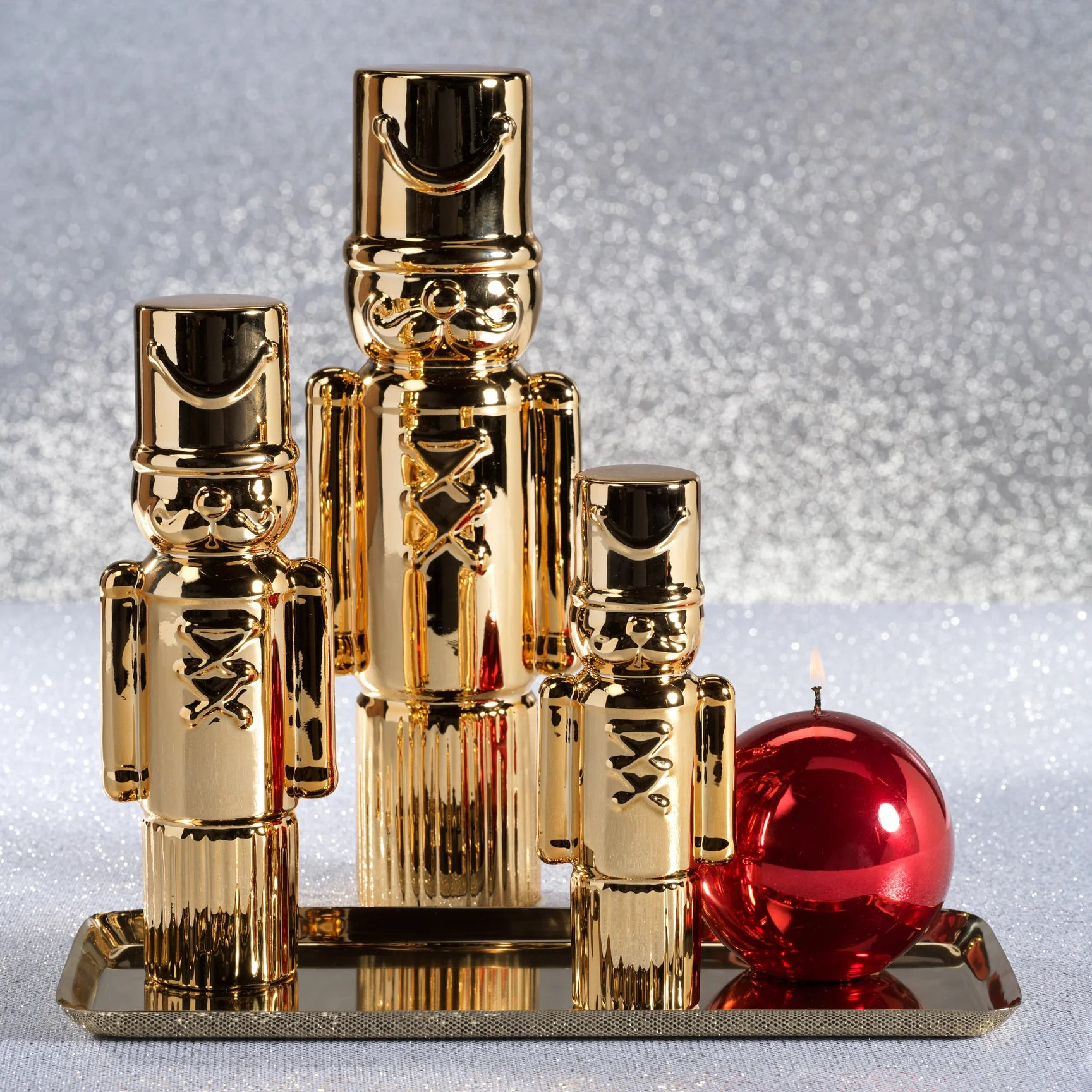 Gold Ceramic Nutcrackers | Modern Locke