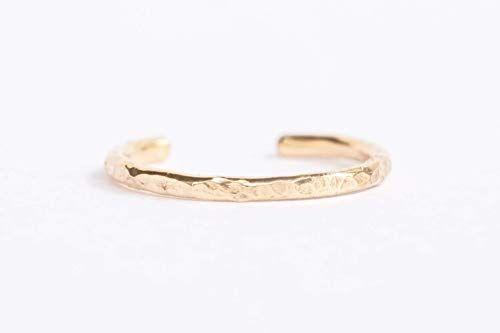 14k Gold Filled Hawaiian Adjustable Open Toe Ring One Size Fits Most Toes | Amazon (US)