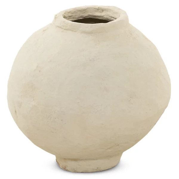 Amber Lewis x Four Hands Olivos Paper Mache Wide Vessel | Lumens