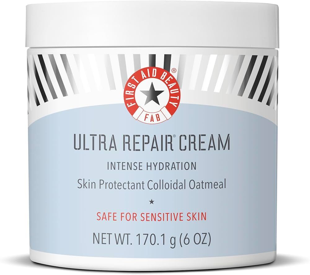 First Aid Beauty Ultra Repair Cream Intense Hydration Moisturizer for Face and Body – Rich Whip... | Amazon (US)