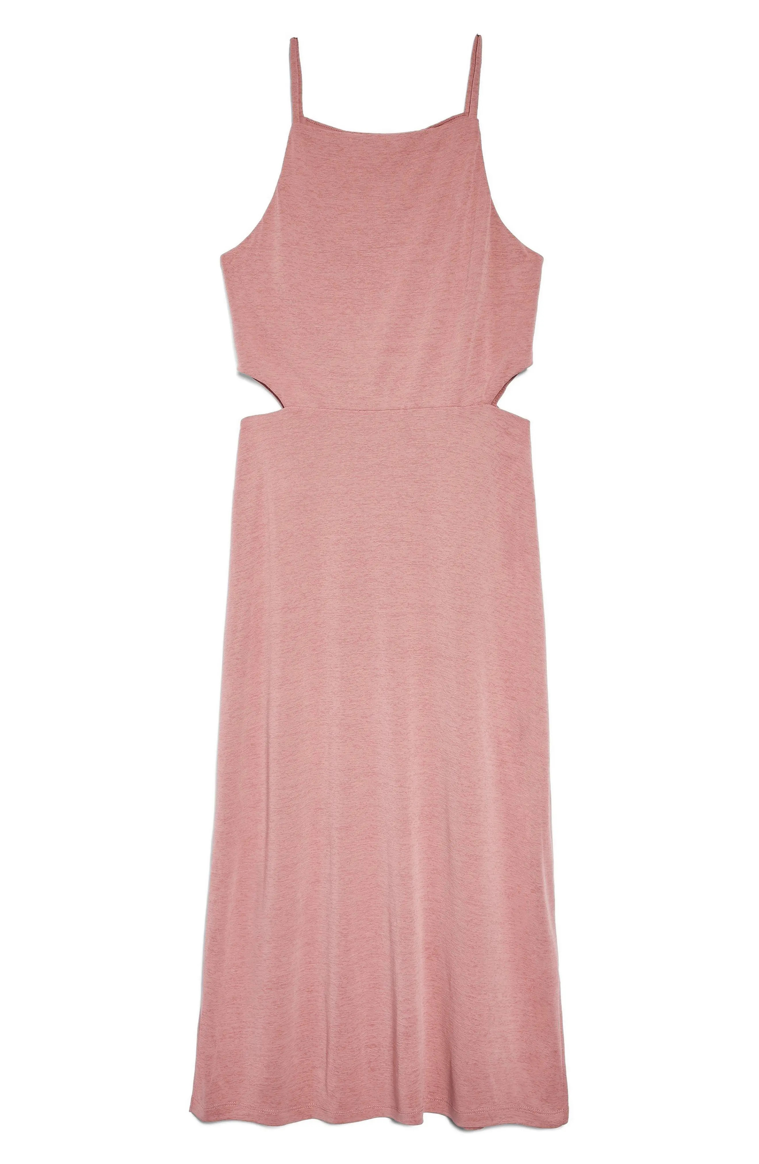 Cutout Side Midi Slipdress | Nordstrom