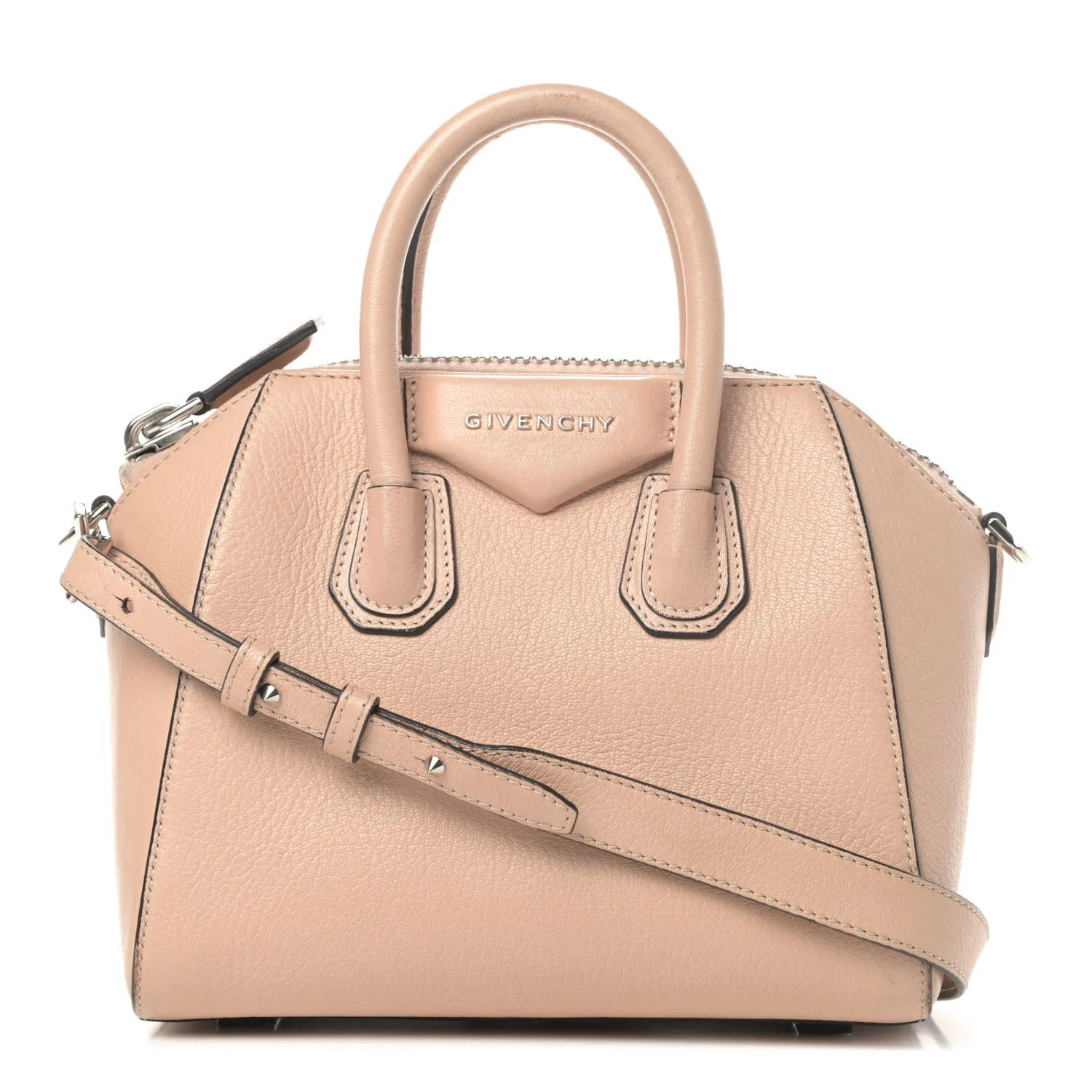 GIVENCHY Sugar Goatskin Mini Antigona Powder | FASHIONPHILE | Fashionphile