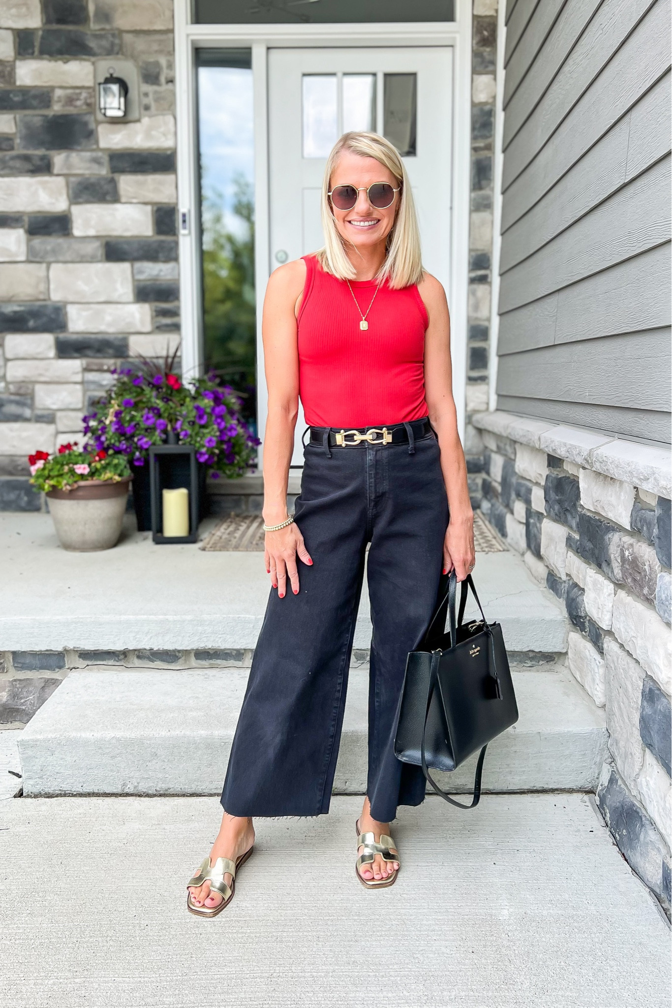 What I wore this week! 
Tank- xsmall || jeans- 0 (cut the legs for a cropped length) 

#LTKOver40 #LTKStyleTip #LTKFindsUnder50