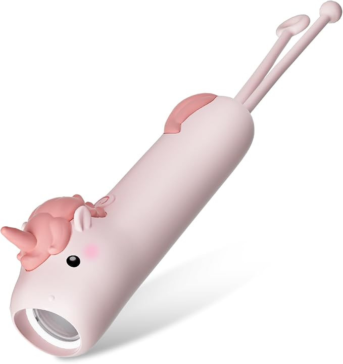 Kids Flashlight Rechargeable, LED Flashlight for Boys & Girls, Unicorn Toys for Girls Age 4-6, Pi... | Amazon (US)