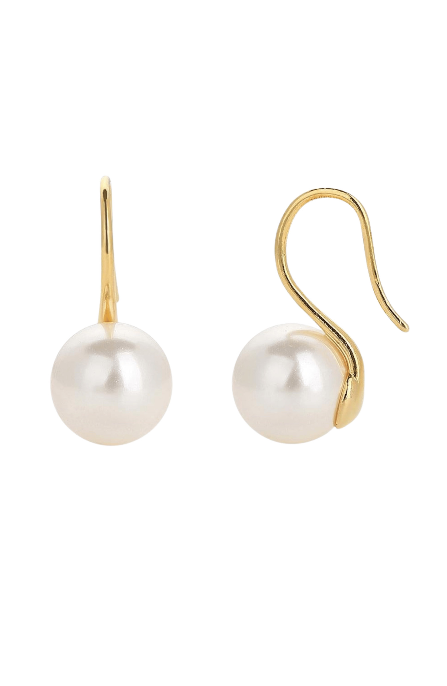 Bearfruit Jewelry 18k Gold Plated Sterling Silver Lorelei Pearl Earrings Gift Idea | Nordstrom | Nordstrom