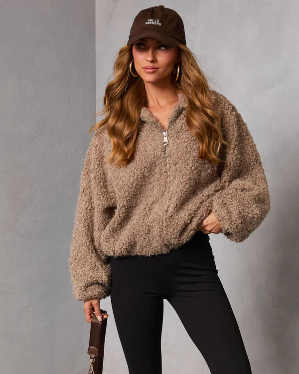 Cuddle Crest Teddy Bomber Jacket | VICI