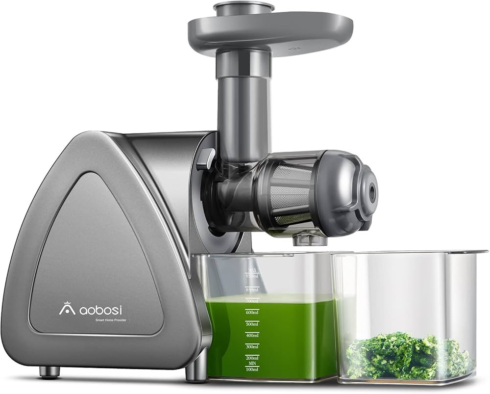 Amazon.com: Cold Press Juicer, Aobosi Slow Masticating Juicer Machines with Reverse Function, Qui... | Amazon (US)