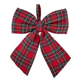 FOR LIVING Stewart Tartan Plaid Bow Decoration, 12-in | Canadian Tire