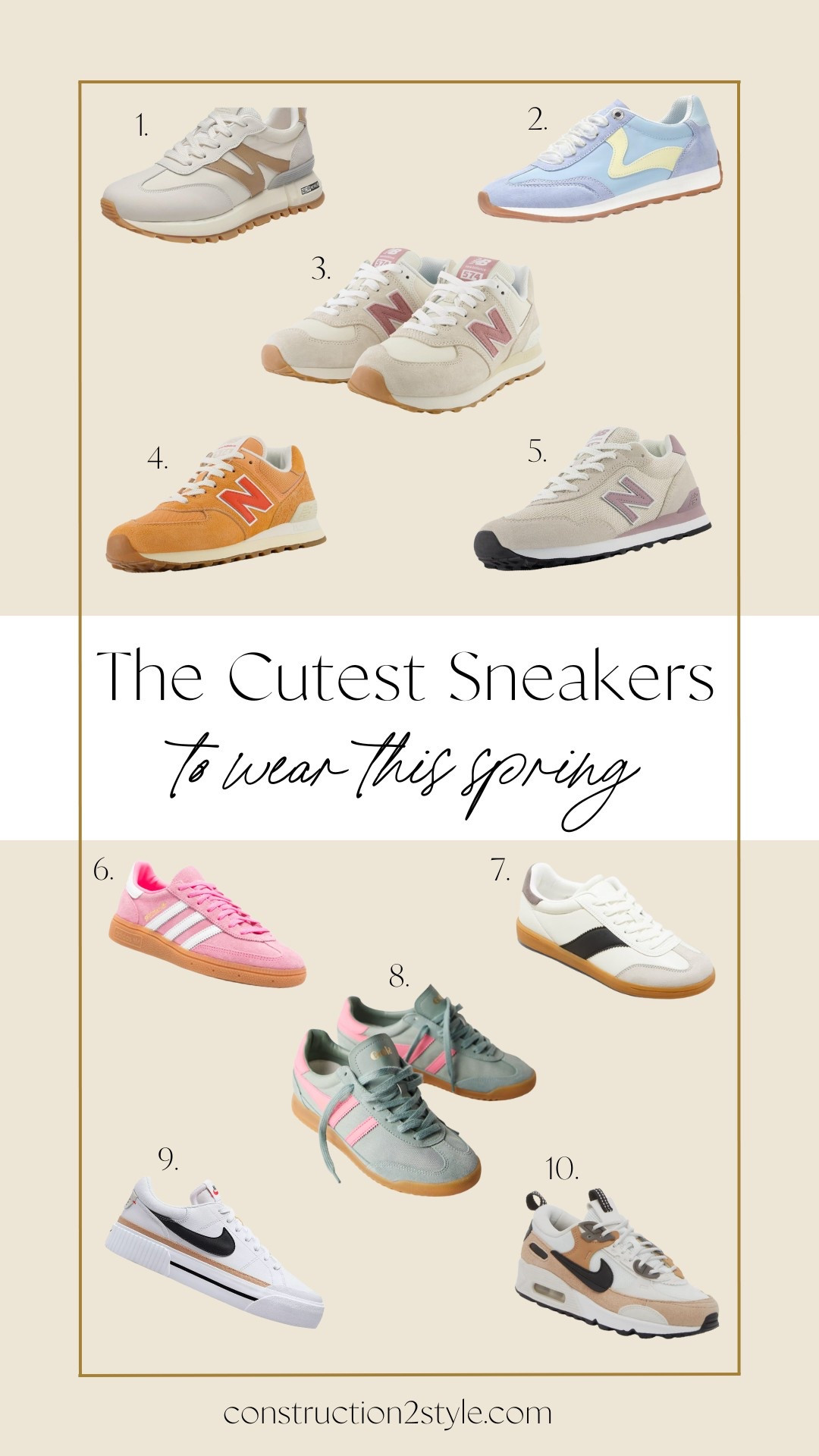 Buy some new sneakers for spring! 