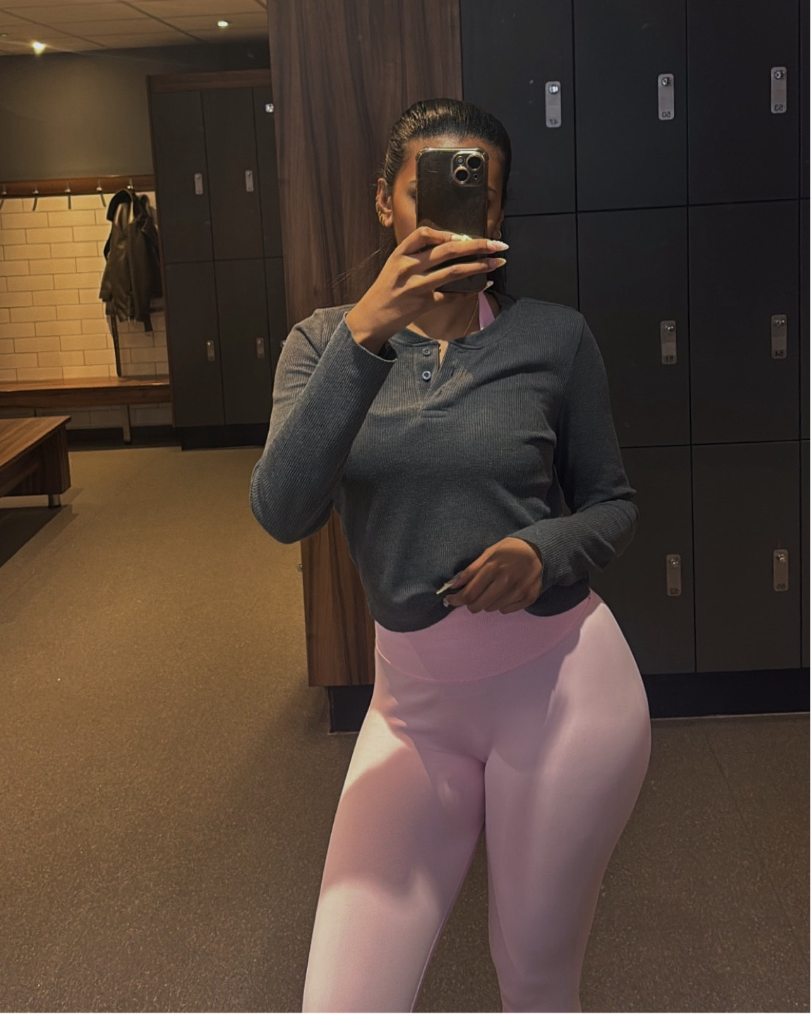 Grey waffle with pink gym leggings🌸

#LTKspring #LTKuk #LTKfitness