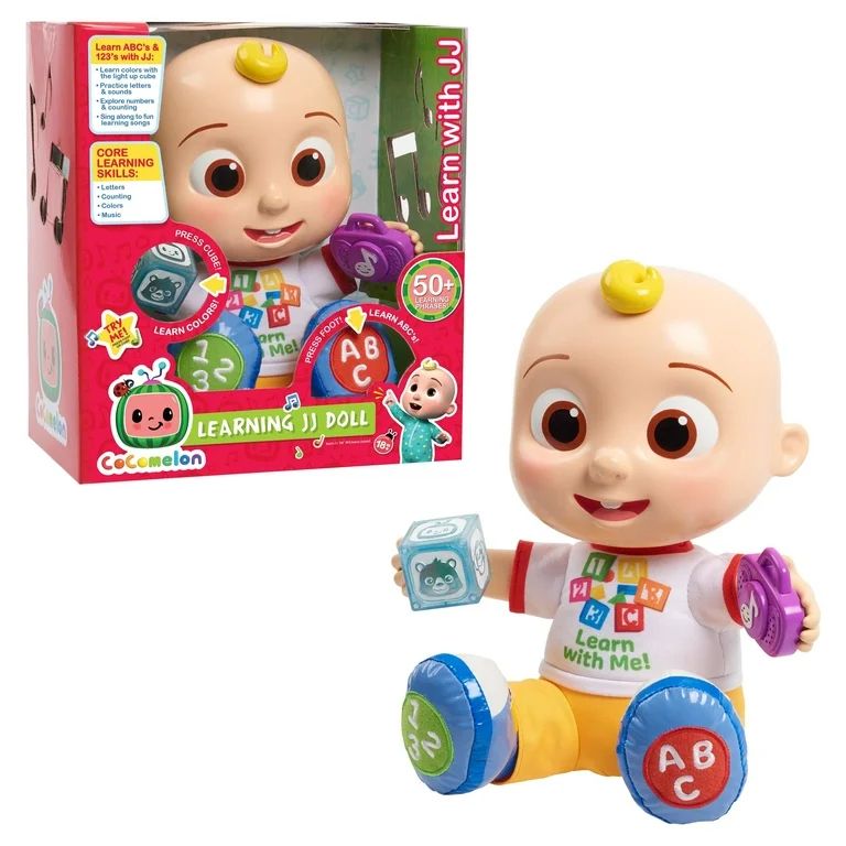 CoComelon Interactive Learning JJ Doll with Lights, Sounds, and Music to Encourage Letter, Number... | Walmart (US)