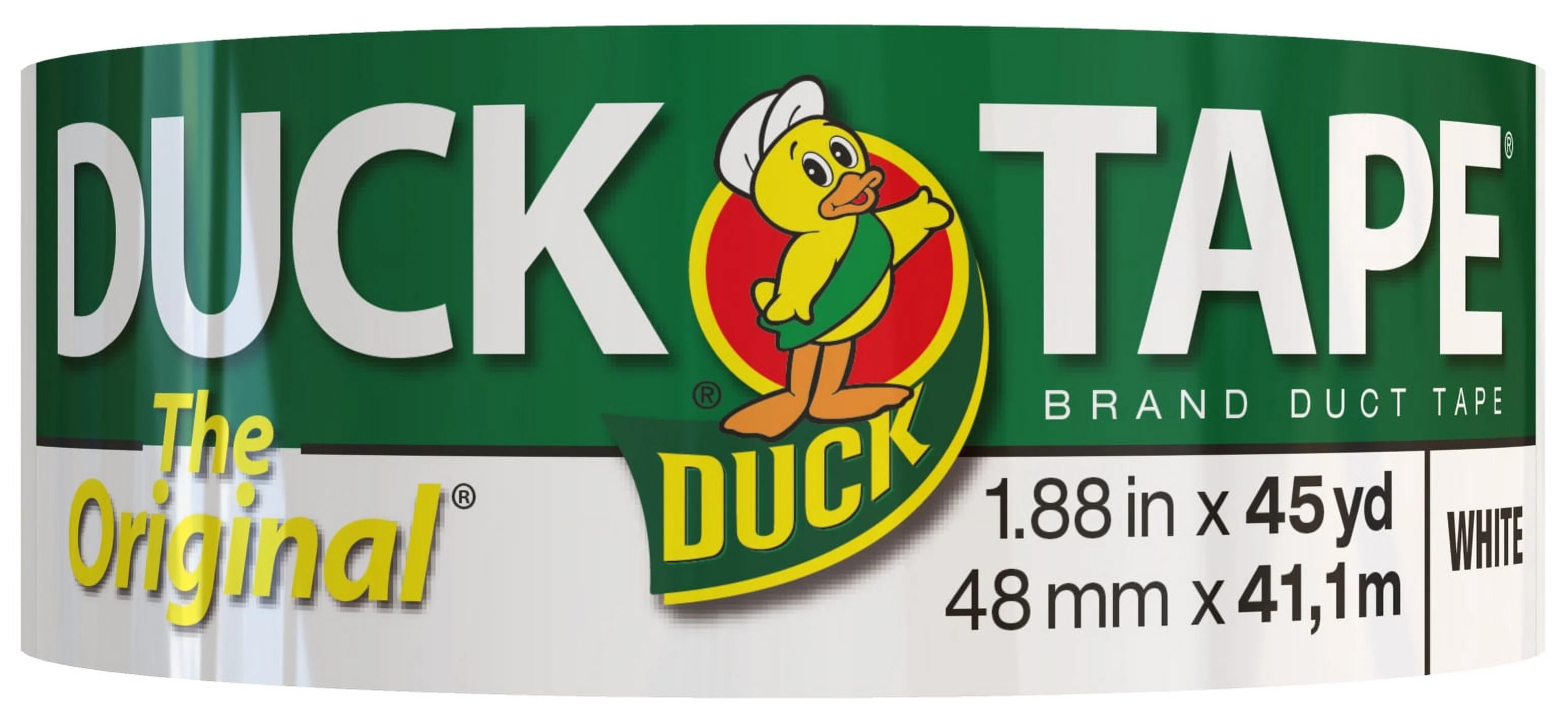 The Original Duck Tape Brand Duct Tape, 1.88 in. x 45 yd., White - Walmart.com | Walmart (US)