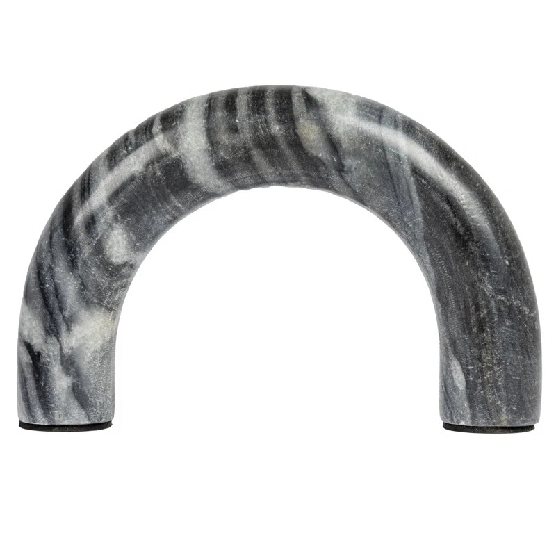 Gray/White Earlston Marble Sculpture | Wayfair North America