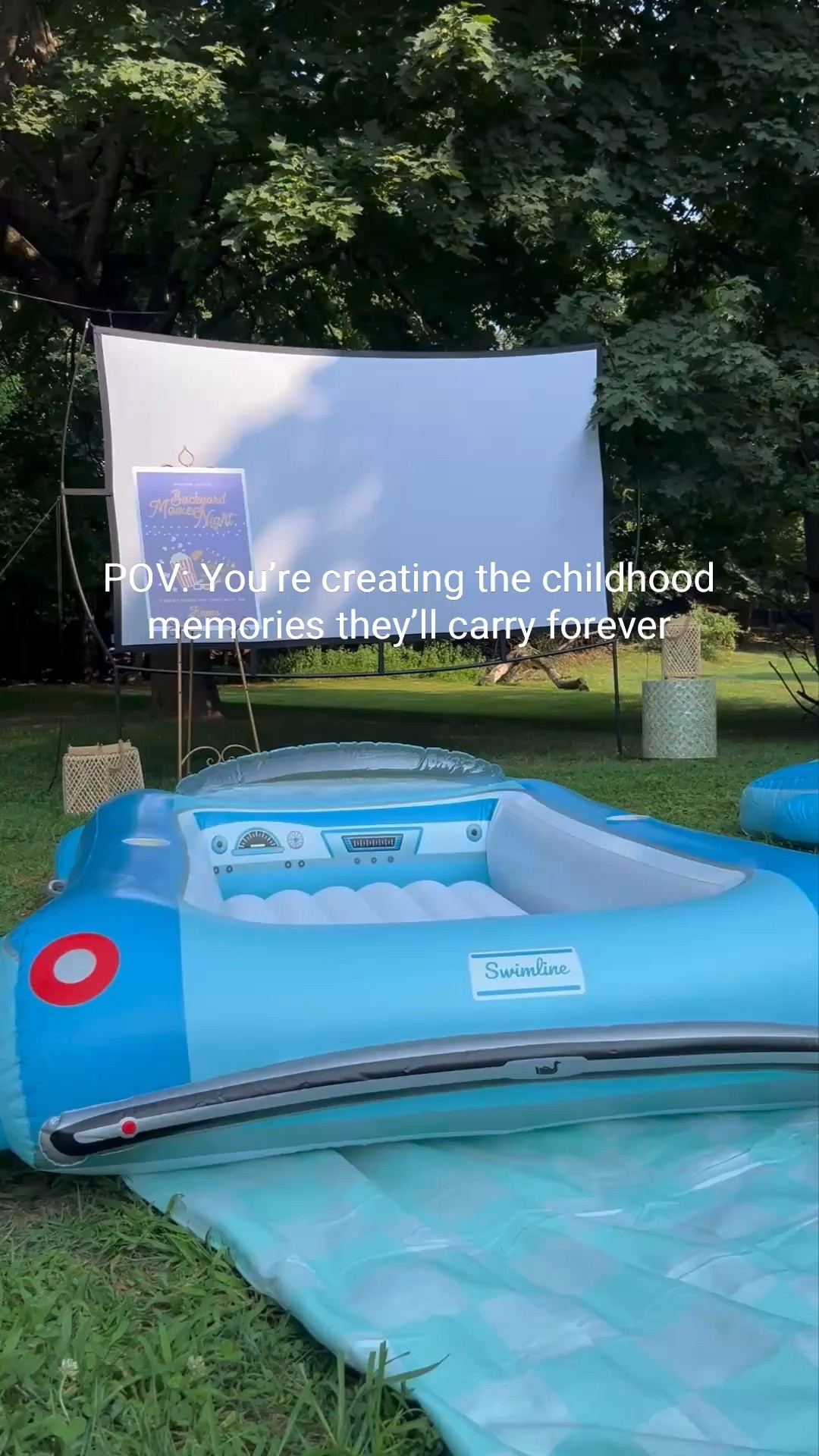 ✨ Creating all the backyard magic I dreamed of as a kid… now for them. 🌈🎬
Blow-up cars, colorful blankets, and a summer night they’ll never forget! 🍿🌙
💬 Comment SHOP and I’ll send you the full list to bring this vibe to your own backyard.
#SummerVibes #BackyardMovieNight #MakingMemories #MomLifeMagic 

#LTKKids #LTKFamily #LTKParties