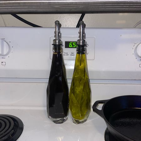 Aesthetic olive oil and vinegar bottles 

#LTKfindsunder50 #LTKhome