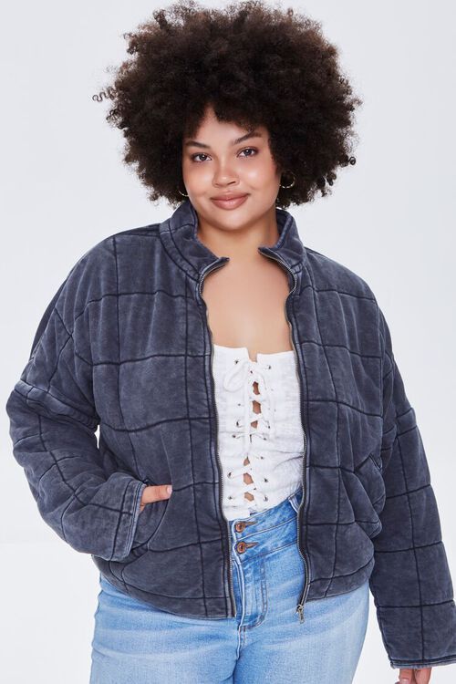 Plus Size Quilted Jacket | Forever 21 (US)