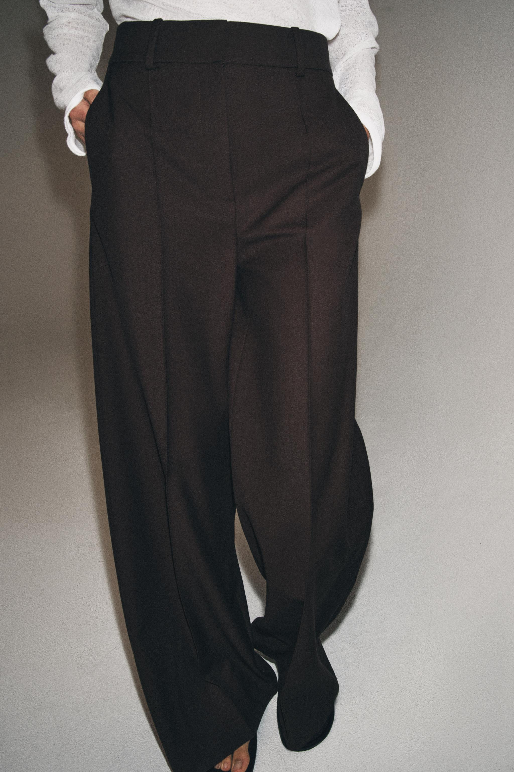 MINIMAL WIDE LEG PANTS ZW COLLECTION | Zara US
