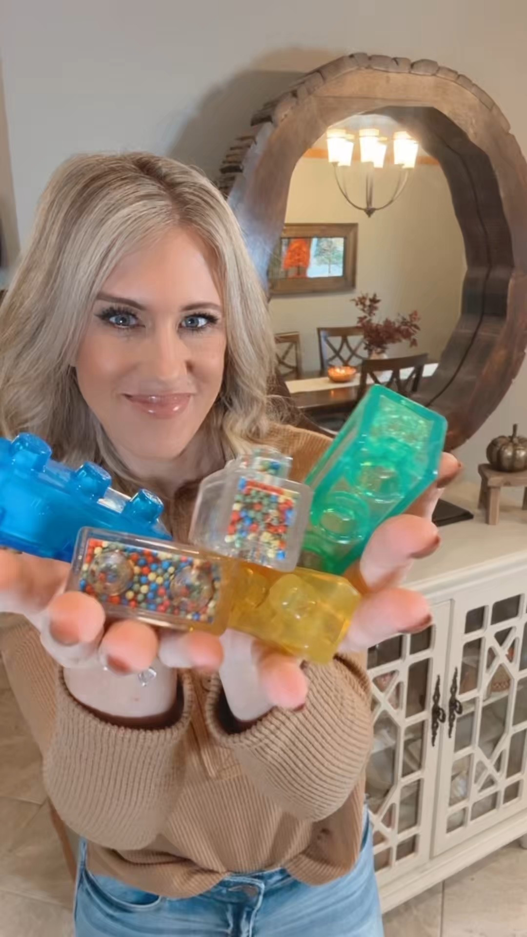 “New Costco find! These Jelly Blox are soft, squishy building blocks that stack just like bricks but are filled with fun sensory stuff. The mega pack comes with 120 pieces in fun colors, and they’re big enough for little hands to grab and build safely. Perfect for hours of creative play and parents! Check your Costco store and I will link them on Amazon below!

#LTKKids