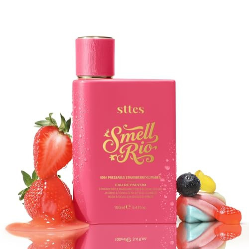 Sttes Perfume 606# Hair Perfume for Women – Long-Lasting Strawberry, Candy, Vanilla & Marshmallow Gourmand Fragrance Eau de Parfum 100ml (3.4 fl oz) – Pressable Strawberry Gummies | Amazon (US)
