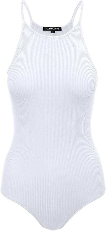 Women's Racerback Tank Top Ribbed Cotton Bodysuits | Amazon (US)