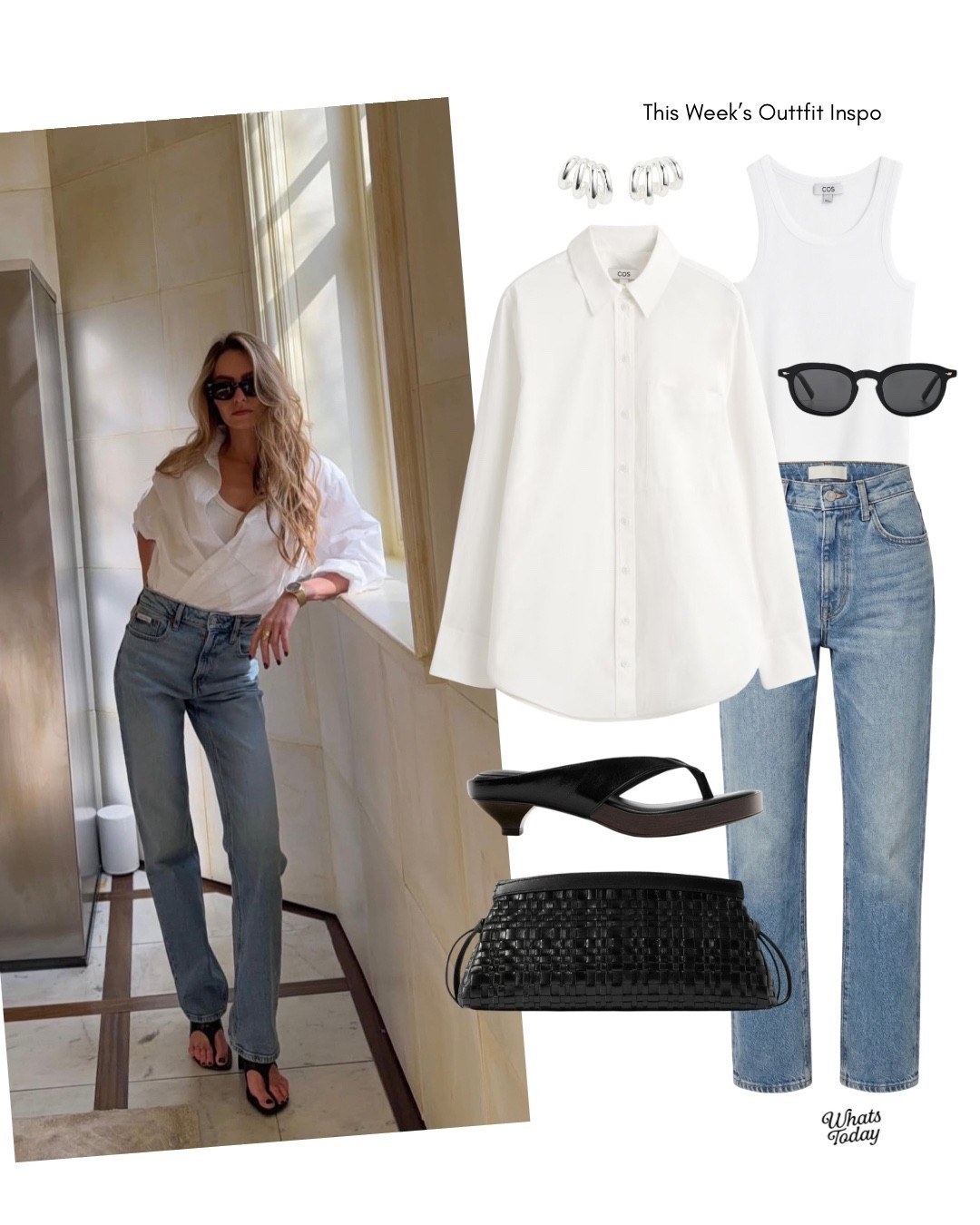 Spring 2026 uniform: crisp whites, lived-in denim, and effortless confidence 🤍✨

#LTKootd #LTKWorkwear