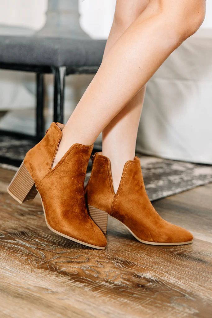 Do The Trick Tan Brown Booties | The Mint Julep Boutique