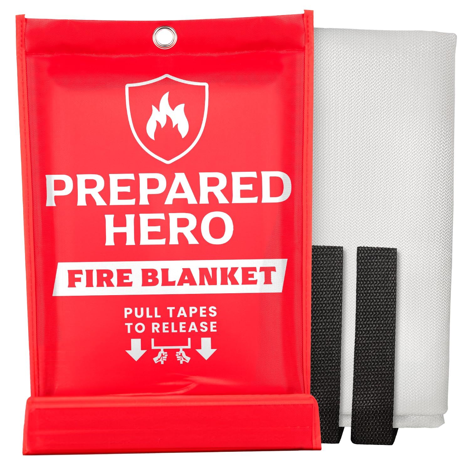 Amazon.com: Prepared Hero Emergency Fire Blanket - 1 Pack - Fire Suppression Blanket for Kitchen,... | Amazon (US)
