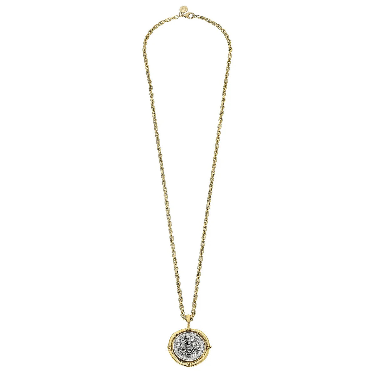 Long Coin Pendant Necklace | Susan Shaw