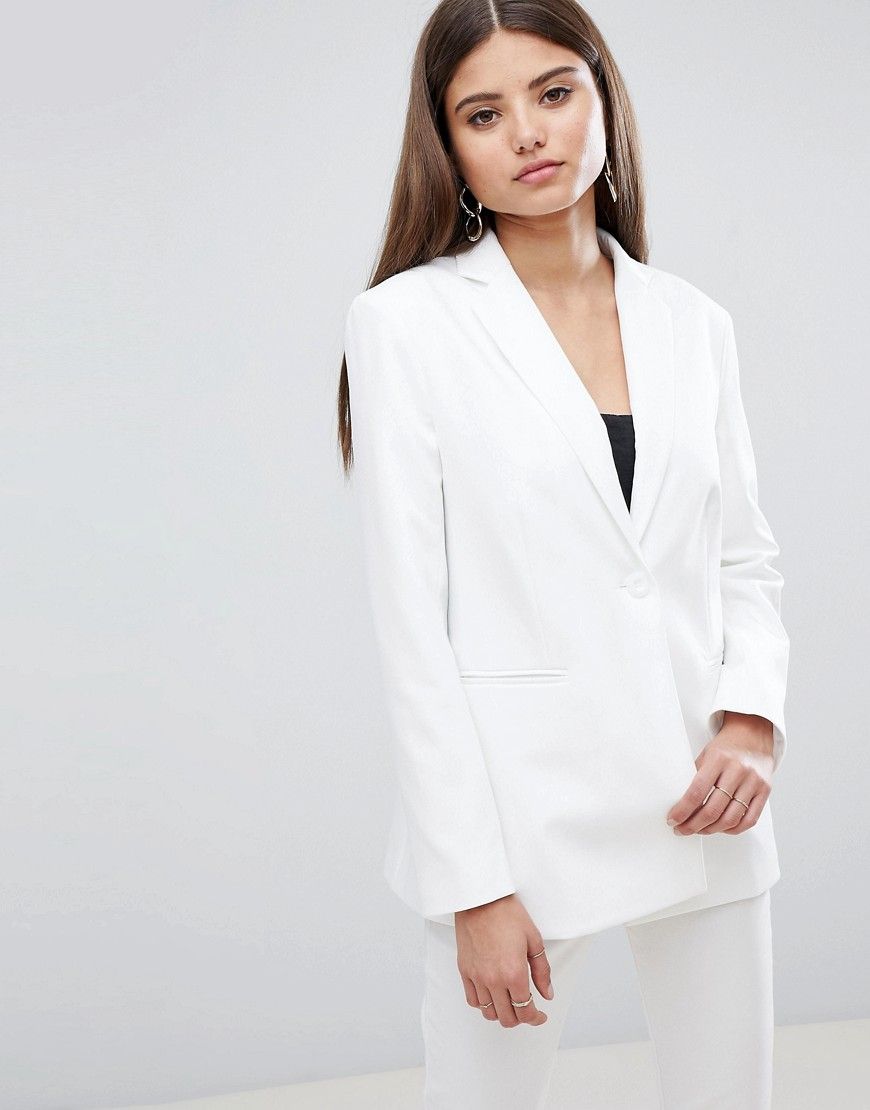 ASOS DESIGN tailored clean blazer - White | ASOS US