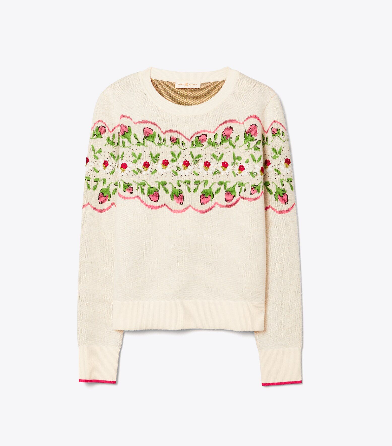 Embellished Floral Pullover | Tory Burch (US)