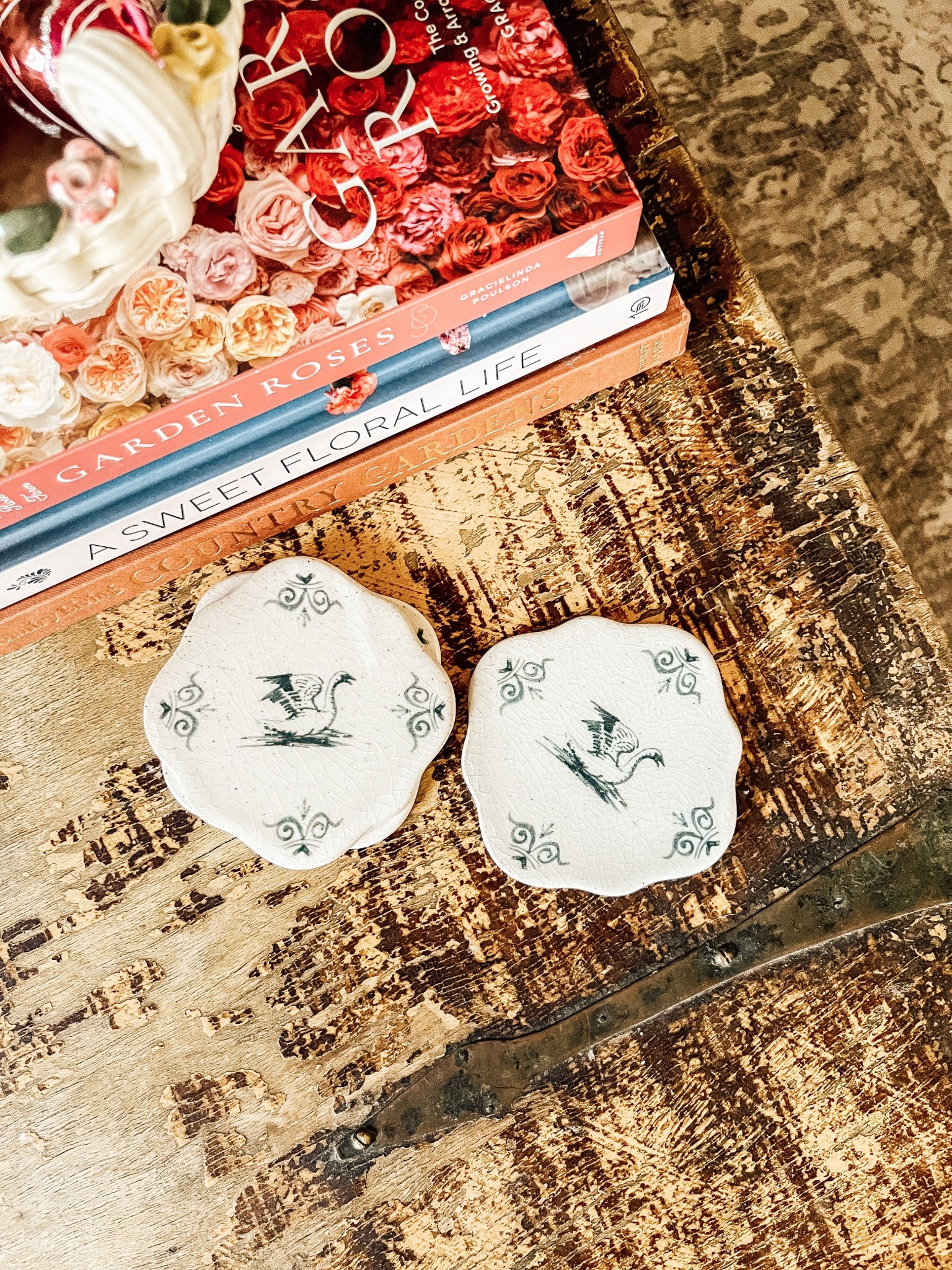 Vintage Inspired Ceramic Coasters! Timeless Decor, Delft Tile, Cottage Decor 

#LTKSeasonal #LTKHome #LTKFindsUnder50