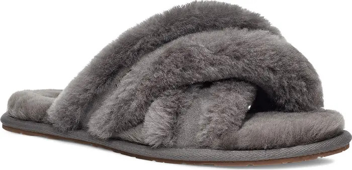 Scuffita Genuine Shearling Slide Slipper (Women) | Nordstrom