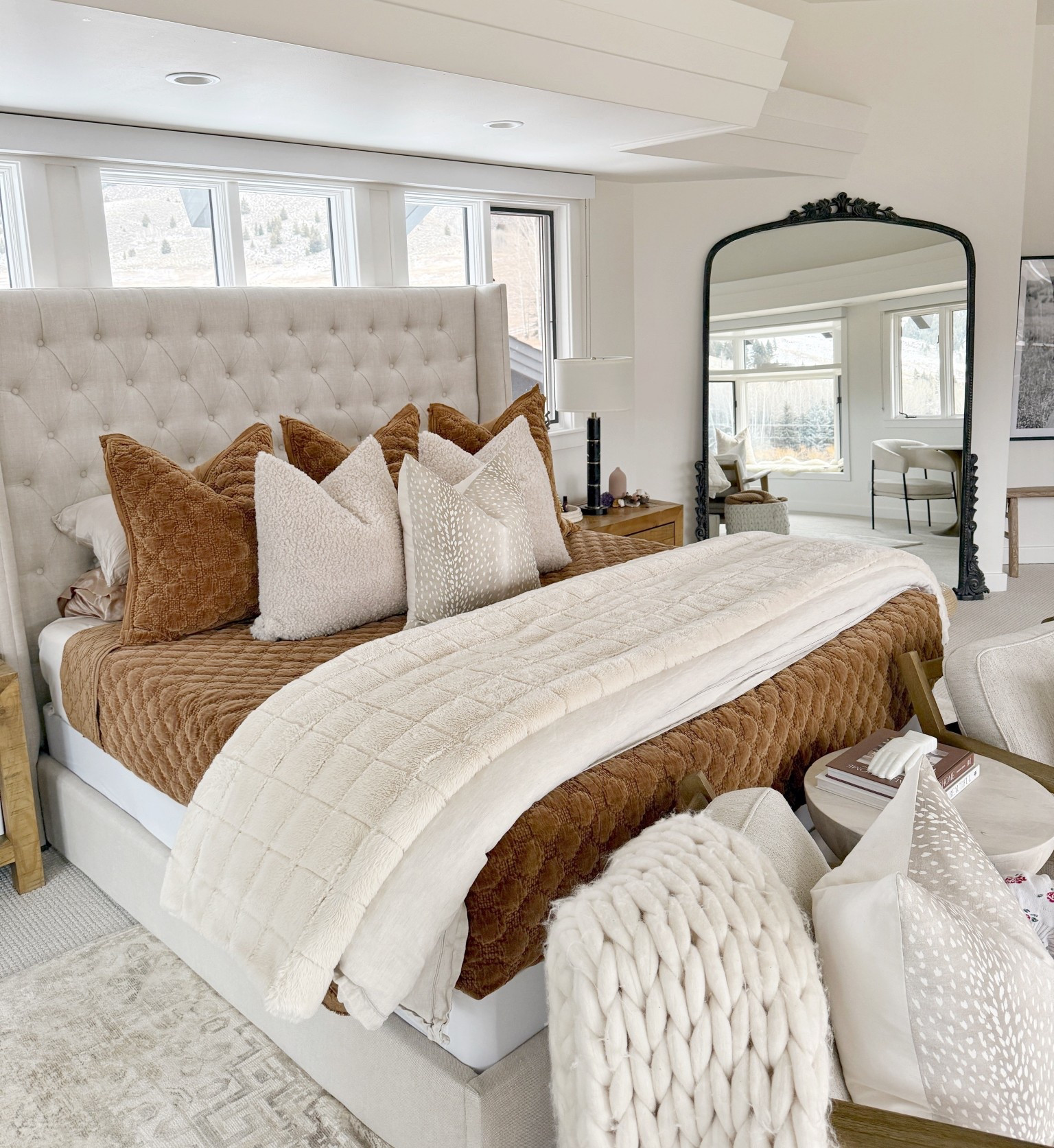 Cozy winter bed refresh: velvet, faux fur, teddy, fawn print and more ☺️❄️ 

Home decor
Bedding
Bedroom 
Pillows
Mirror 
Amazon 

#LTKHome #LTKSeasonal