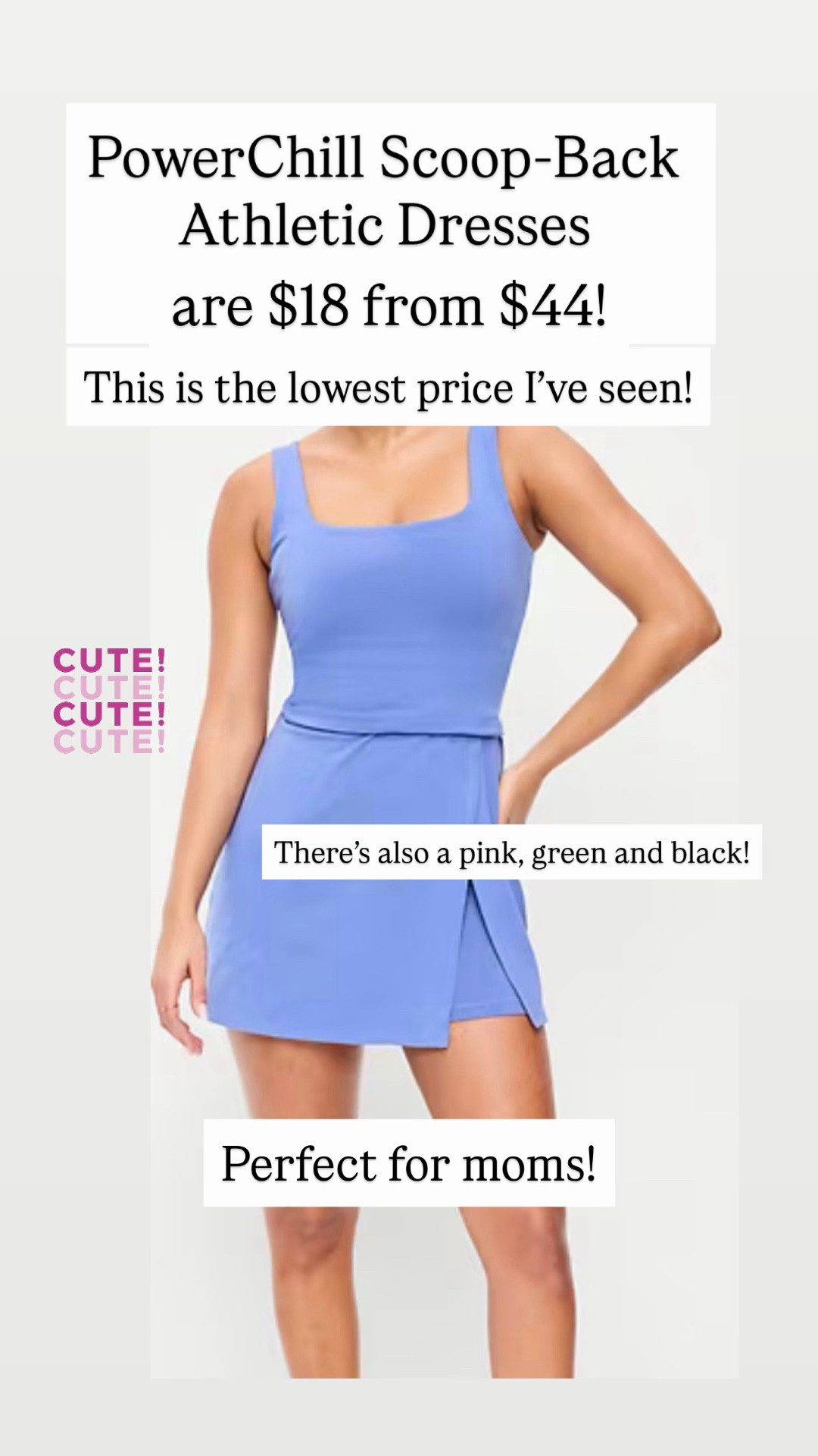 Great spring outfits for moms! These athletic dresses are $18 from $44 right now Old Navy athletic dresses! Great athletic fit

#LTKSaleAlert