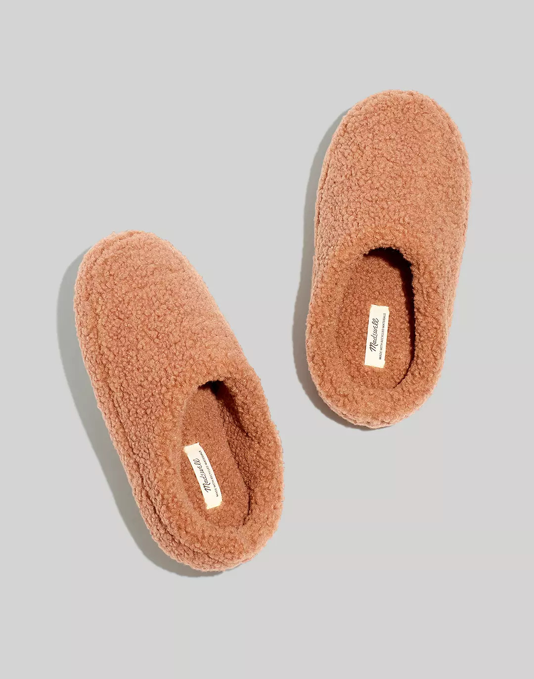 Sherpa Scuff Slippers | Madewell