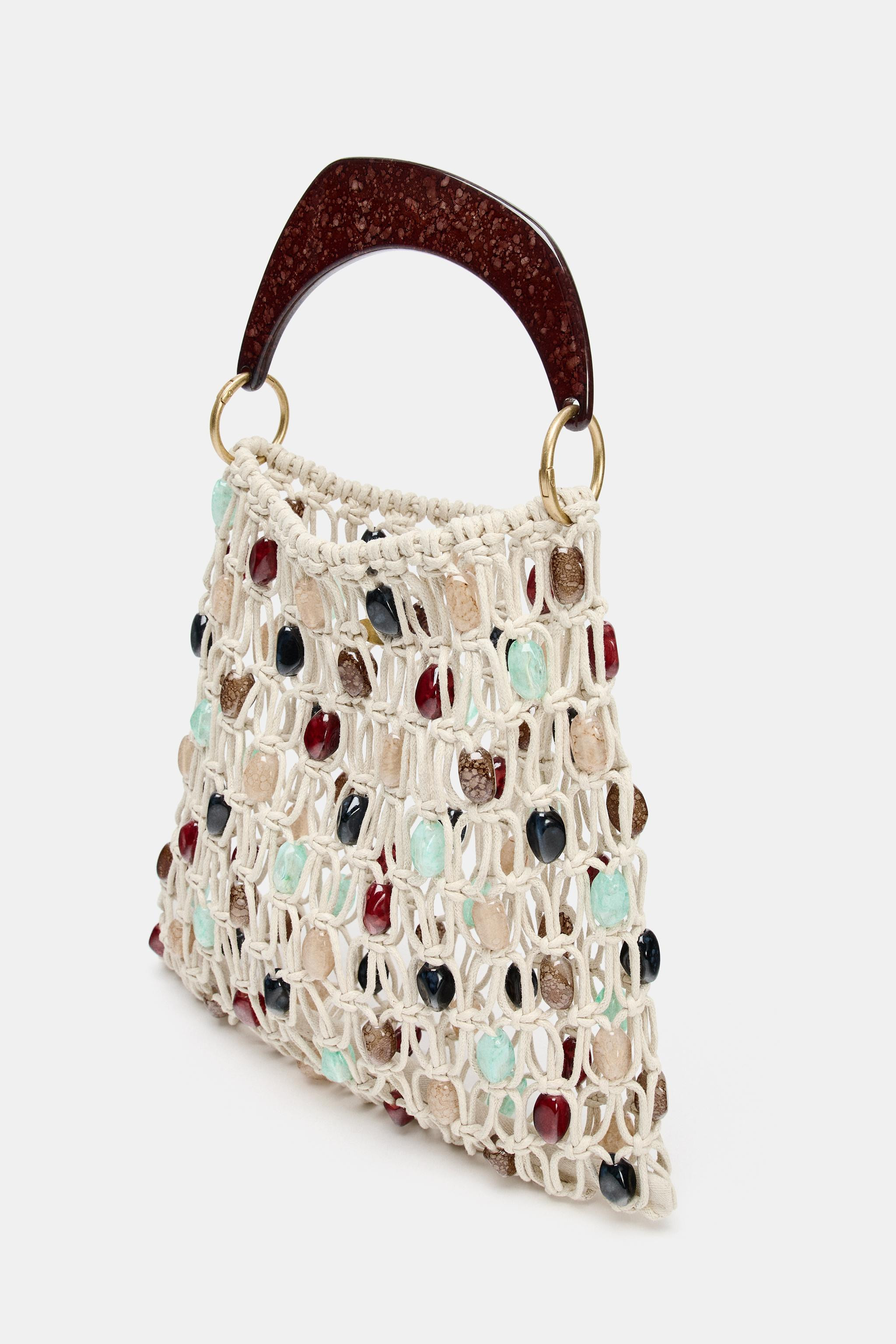 BEADED BUCKET BAG | Zara US