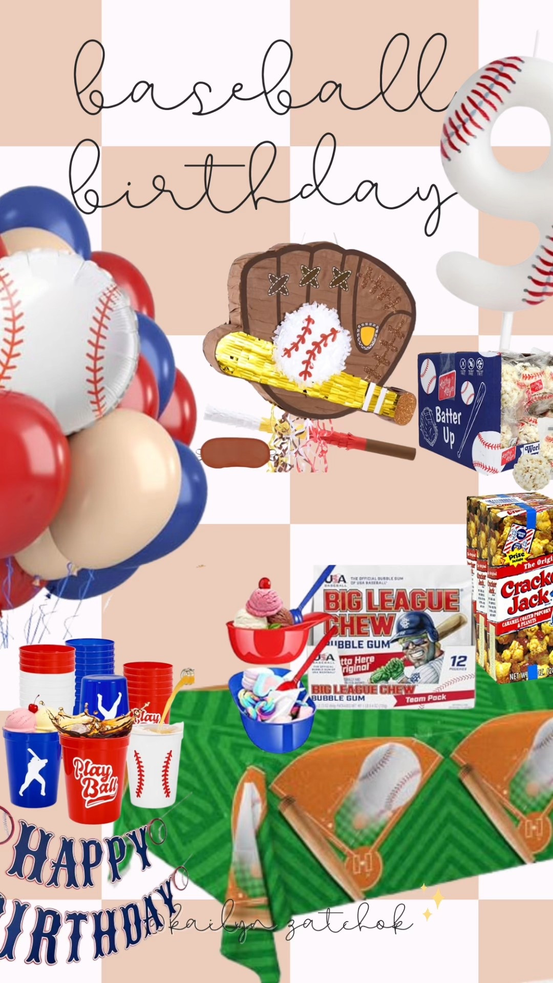 Take me out to the ball game ⚾️ 

Beckham’s birthday is coming soon, so this mama is starting to party! 

Baseball 
Birthday Party