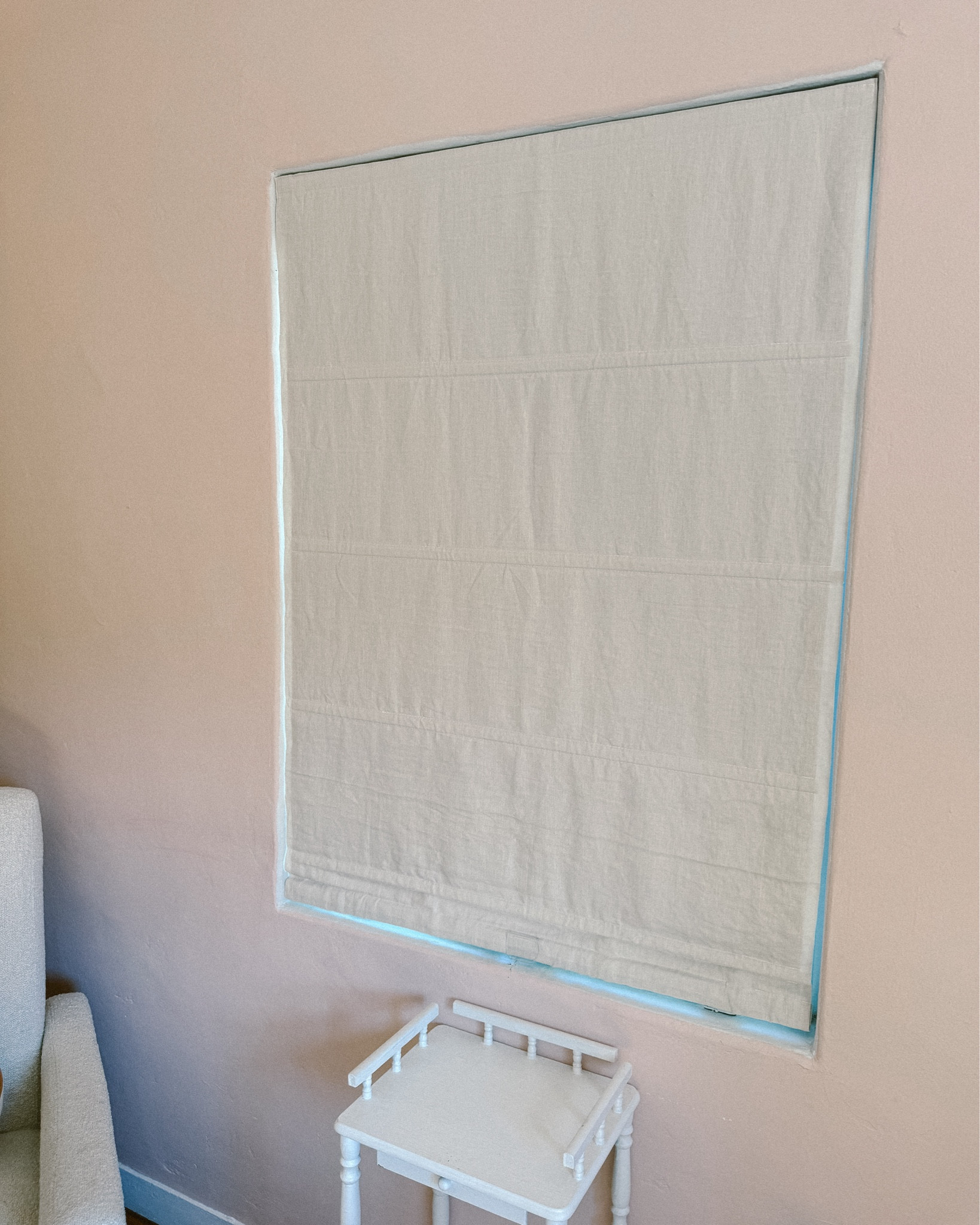 Easy install DIY Roman shades custom sizes

Seen here: natural fabric with blackout backs 

#LTKHome