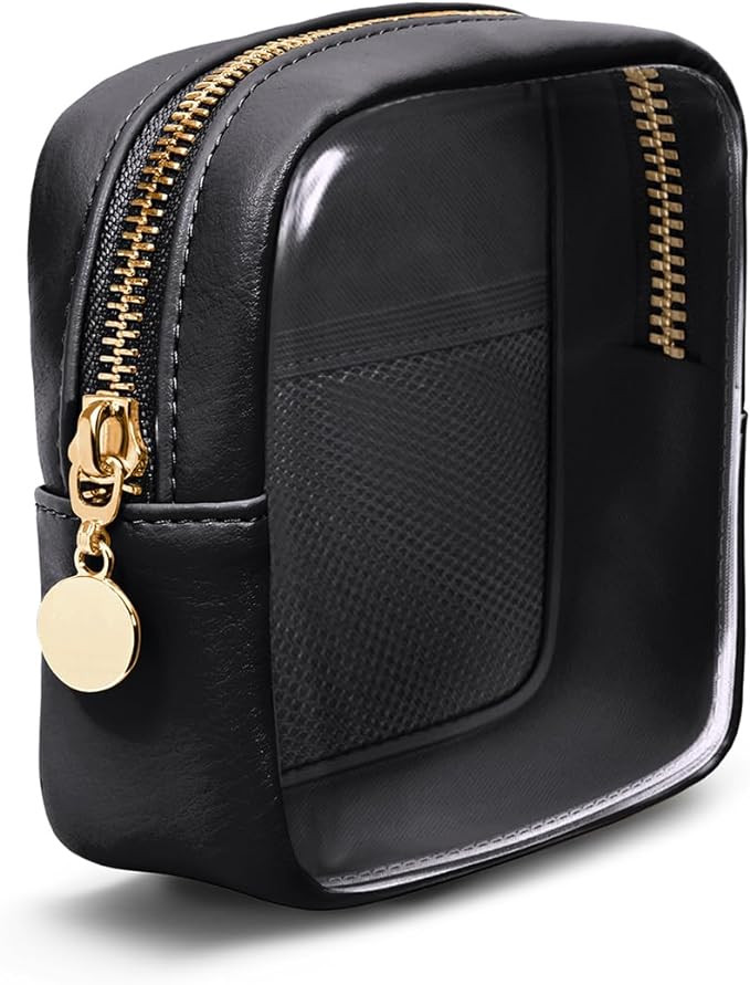 Wandering Nature Clear Makeup Bag for Purse Mini Make up Cute Cosmetic Bag Pouch for Women with S... | Amazon (CA)