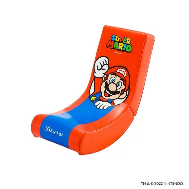 X Rocker® Super Mario™ Spotlight Floor Rocker Gaming Chair– Mario, Nintendo - Walmart.com | Walmart (US)