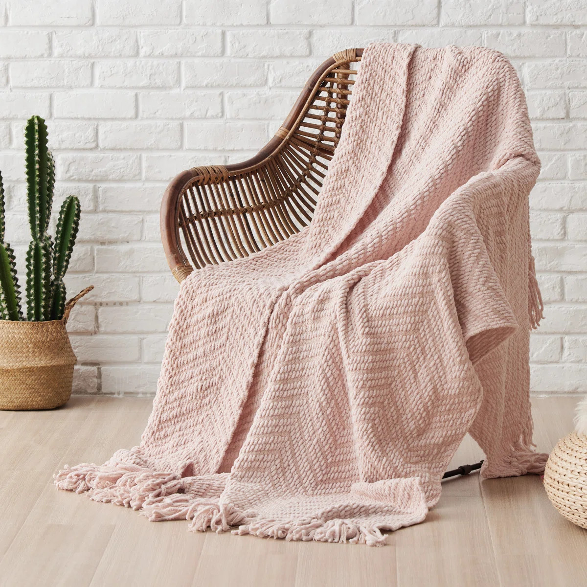 Cozy Winter Collection Bedsure Knit Woven Blanket | Wayfair North America