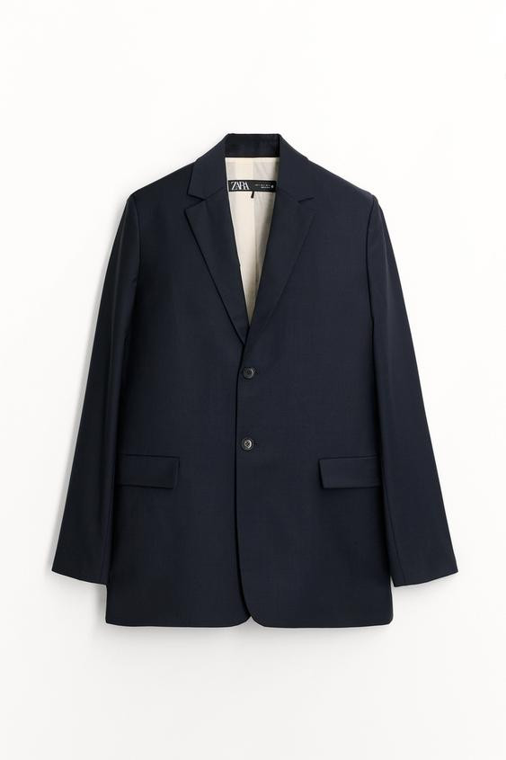 WOOL BLEND BLAZER ZW COLLECTION | Zara US