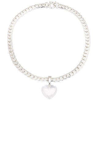 Heart Rock Crystal Necklace | FWRD 