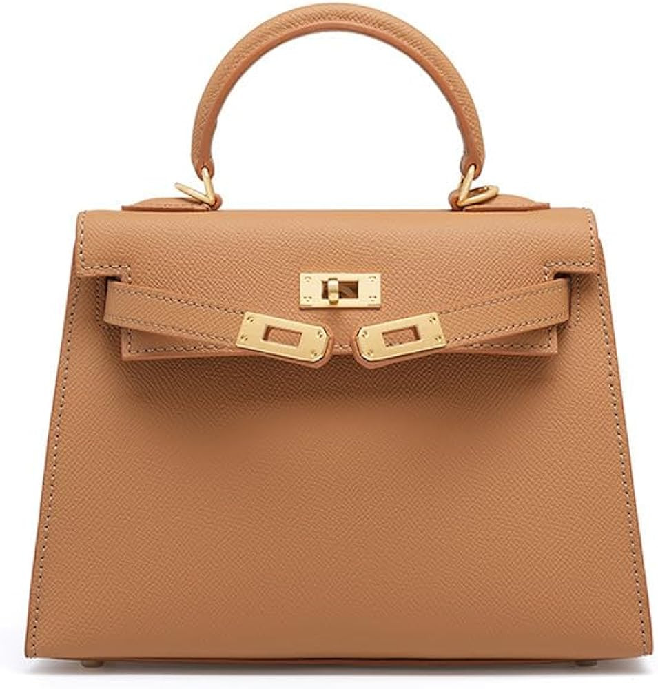 Genuine leather mini crossbody bag cowhide handbag for women | Amazon (US)