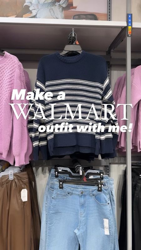 New super soft chenille sweaters @walmart are here and only $16.98!!! They comes in stripes like this one and solids too!!!! Jeans and shoes are new from Walmart too!!!
⬇️⬇️⬇️
Sweater sized up to medium 
Jeans TTS but roomy size 4
Shoes TTS


#LTKstyletip #LTKfindsunder100 #LTKfindsunder50