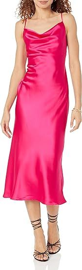 The Drop Women's Scarlett Cowl-Neck Slip Dress | Amazon (US)