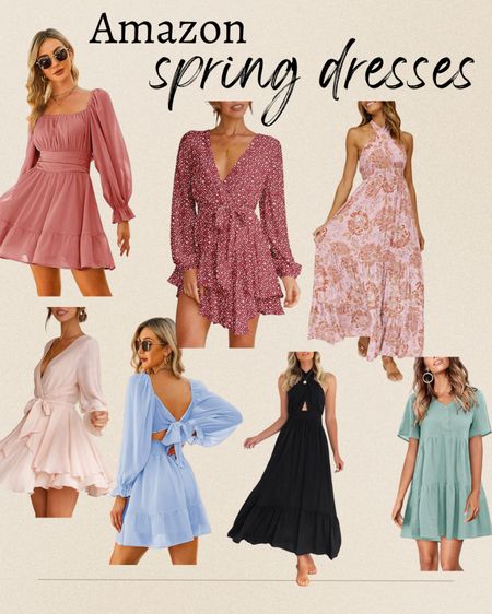 Dresses. Floral. Dress. Casual Dress. Summer Dresses. Wedding guest dress. Summer Dresses 

#LTKwedding #LTKSeasonal #LTKfindsunder50